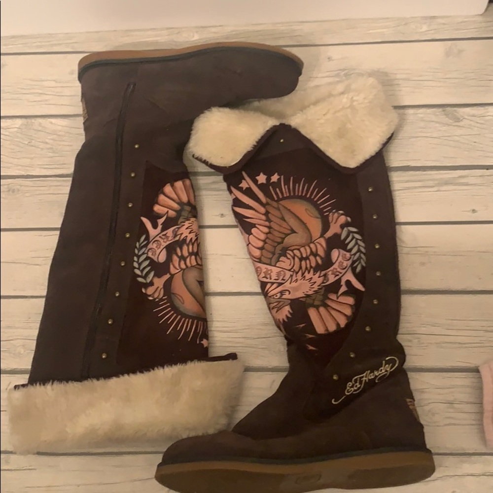 Ed Hardy Snowblazers Sz 10